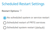 Scheduled Restart Settings